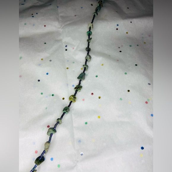 African Turquoise Necklace with DreamCatcher Pendant - Picture 5 of 5